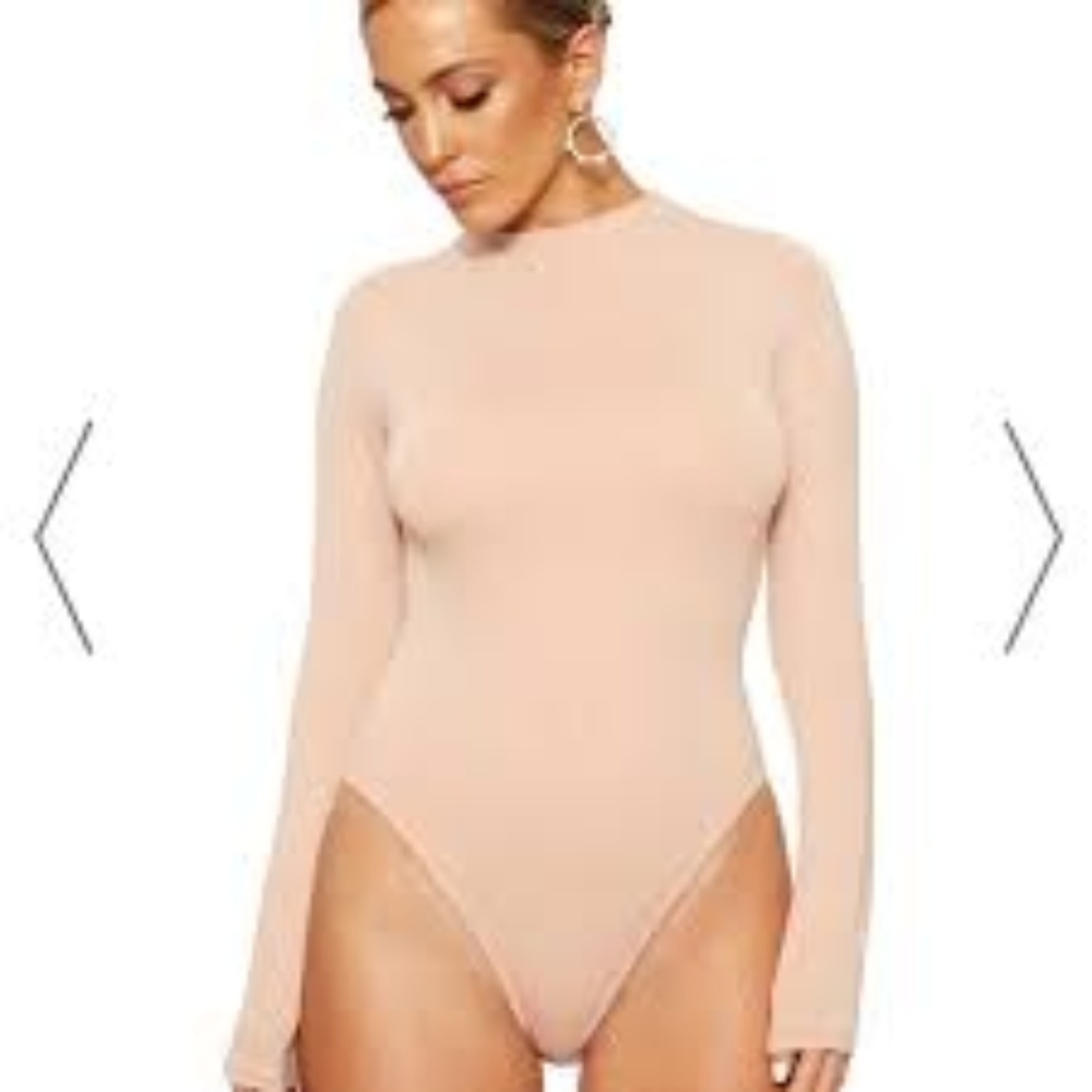 Naked Wardrobe Bodysuit - Nude (L)